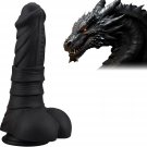 10"" Fantasy Dildo Huge Monster Dildo With Balls U & G-Spot Big Dragon Dildo With Suction Cup, Long 