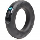 Vibrating & E-Stim Silicone Cock Ring With Remote Control - 2In, Black Vibrating & E-Stim Silicone Cock Ring With Remote Control - 2In, Black