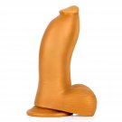 Realistic Dildo With Powerful Sucker Base, Liquid Silicone Thick Dildo Penis Soft Skin-Friendly G-Sp Realistic Dildo With Powerful Sucker Base, Liquid Silicone Thick Dildo Penis Soft Skin-Friendly G-Sp