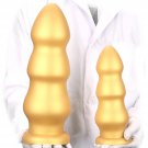 Gold Silicone Xxl Huge Dildo Analdildo With Thick Anal Beads Butt Plug Dildos Vaginal Prostate Massa Gold Silicone Xxl Huge Dildo Analdildo With Thick Anal Beads Butt Plug Dildos Vaginal Prostate Massa