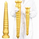 23In/59Cm Gold Silicone Super Long Xxl Octopus Tentacle Anal Plug Dildo, Realistic Huge Animal Dildo 23In/59Cm Gold Silicone Super Long Xxl Octopus Tentacle Anal Plug Dildo, Realistic Huge Animal Dildo