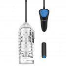 19X Mini Handheld Milker Masturbator With Remote Controlled Bullet For Men & Couples. Oral-Like Suct
