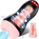 Automatic Male Masturbator, Sucking Male Masturbators Penis Pump With 9 Suction & 10 Vibrating & Hea Automatic Male Masturbator, Sucking Male Masturbators Penis Pump With 9 Suction & 10 Vibrating & Hea