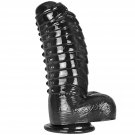 Realistic Dildo With Suction Cup 11.8""X3.94"" Black Realistic Dildo With Suction Cup 11.8""X3.94"" Black