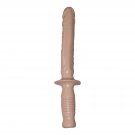 Classic - The Manhandler - 14.5 Inch - 9.5 Inch Usable Length - Dildo With Handle - White Classic - The Manhandler - 14.5 Inch - 9.5 Inch Usable Length - Dildo With Handle - White
