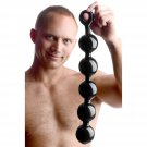 Black Baller Anal Beads Dildo, Long Black Adult Toys For Men, Women, And Couples, With Pull Ring, Ea Black Baller Anal Beads Dildo, Long Black Adult Toys For Men, Women, And Couples, With Pull Ring, Ea
