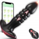 Anal Plug Vibrator With App Control Sex Toy For Men Women - Prostate Massager With 7 Thrusting & Vib Anal Plug Vibrator With App Control Sex Toy For Men Women - Prostate Massager With 7 Thrusting & Vib