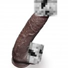 10.4'' Huge Realistic Dildo,Dual Density Liquid Silicone Giant Monster Penis With Strong Suction Cup