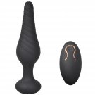 Vibrating Anal Vibrator With 10 Patterns, Rechargeable Butt Plug Silicone Sex Toys For Men Black Vibrating Anal Vibrator With 10 Patterns, Rechargeable Butt Plug Silicone Sex Toys For Men Black
