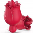 Mini Rose Toy Tongue Licking Vibrator For Women With 9 Vibrations, Rechargeable G Spot Vibrator Wome Mini Rose Toy Tongue Licking Vibrator For Women With 9 Vibrations, Rechargeable G Spot Vibrator Wome