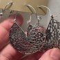 Vintage Antique silver earring set of three