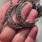 Vintage Antique silver earring set of three
