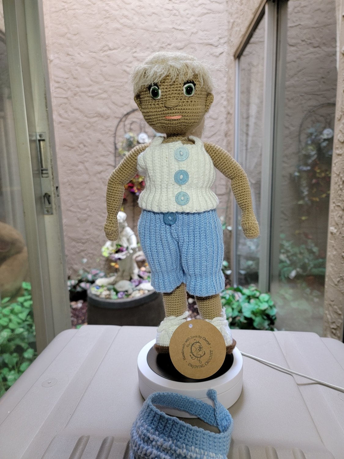 Handcrafted Crocheted Doll Judy