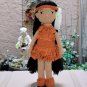 Handcrafted Crocheted Doll TWO FEATHER