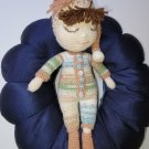 Handcrafted Crocheted Doll Sleeping Baby Susie