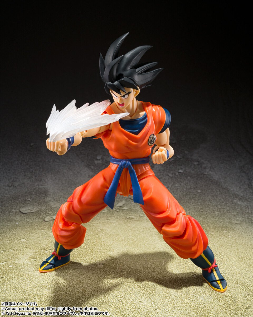 DBZ SHF A Saiyan Raised On Earth Goku Figure