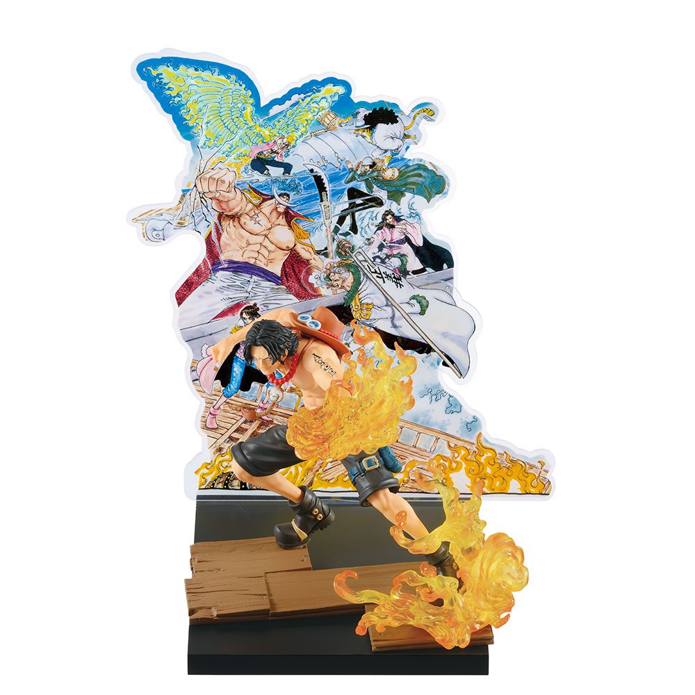 Ace Figure Authentic Japan Ichibansho One Piece WT100 Memorial D Prize