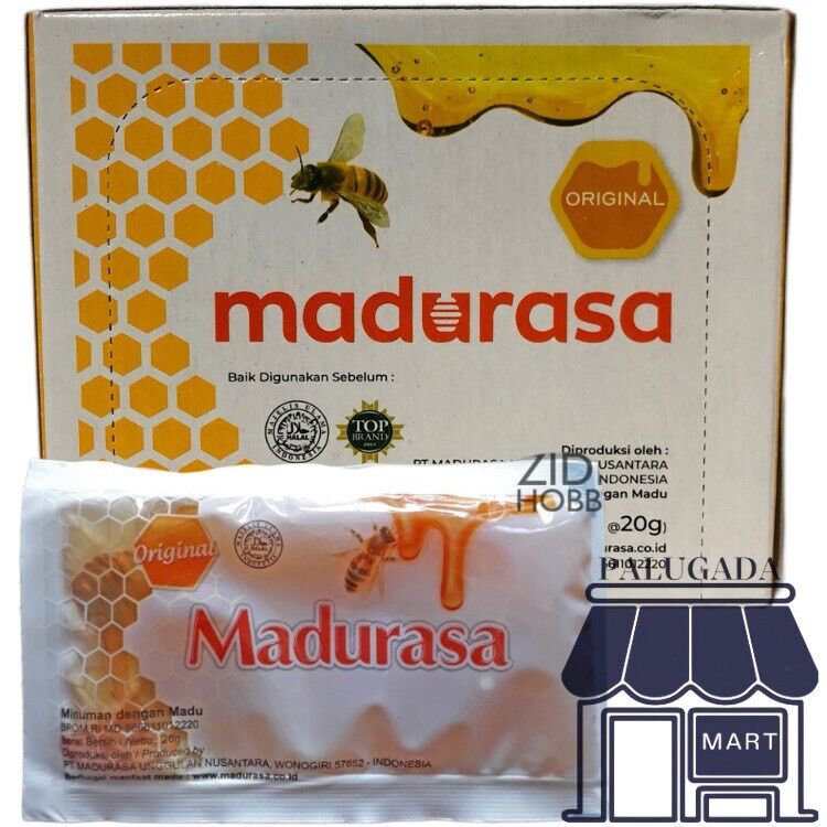 Original 1 Box Madurasa 12 Sachets Honey Body Health, Stamina, Immune