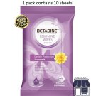 Original 2 Pack Betadine 20 Sheets Wipes Feminine Cleansing Daily Use Gentle Protection Immortelle Original 2 Pack Betadine 20 Sheets Wipes Feminine Cleansing Daily Use Gentle Protection Immortelle