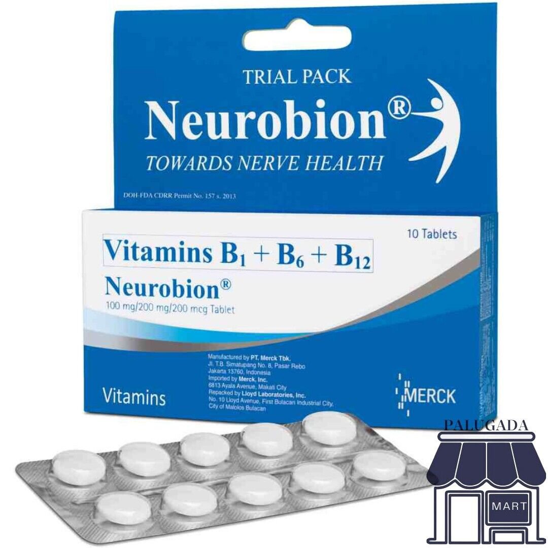 Original 2 Box Neurobion 20 Tablet Vitamin B1 B6 B12 30 Supplement For Healthy Nerve Function 7348