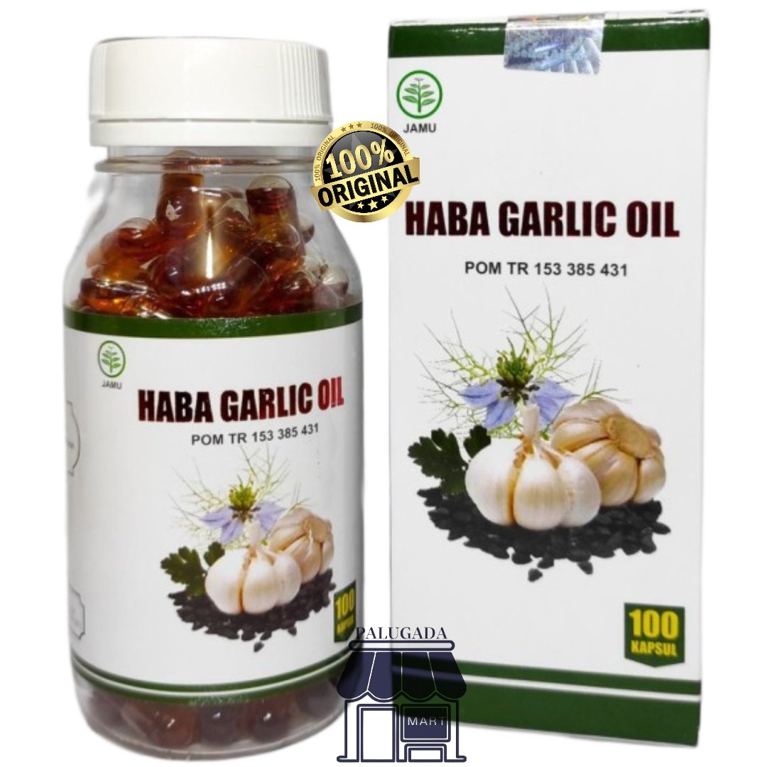 Haba Garlic Oil 5 Box Black Cumin 500 Capsule Herb Cholesterol Blood