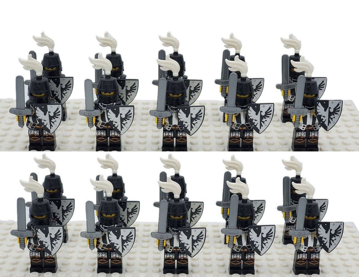 Black Eagle Knights 20pcs Minifigure Set A