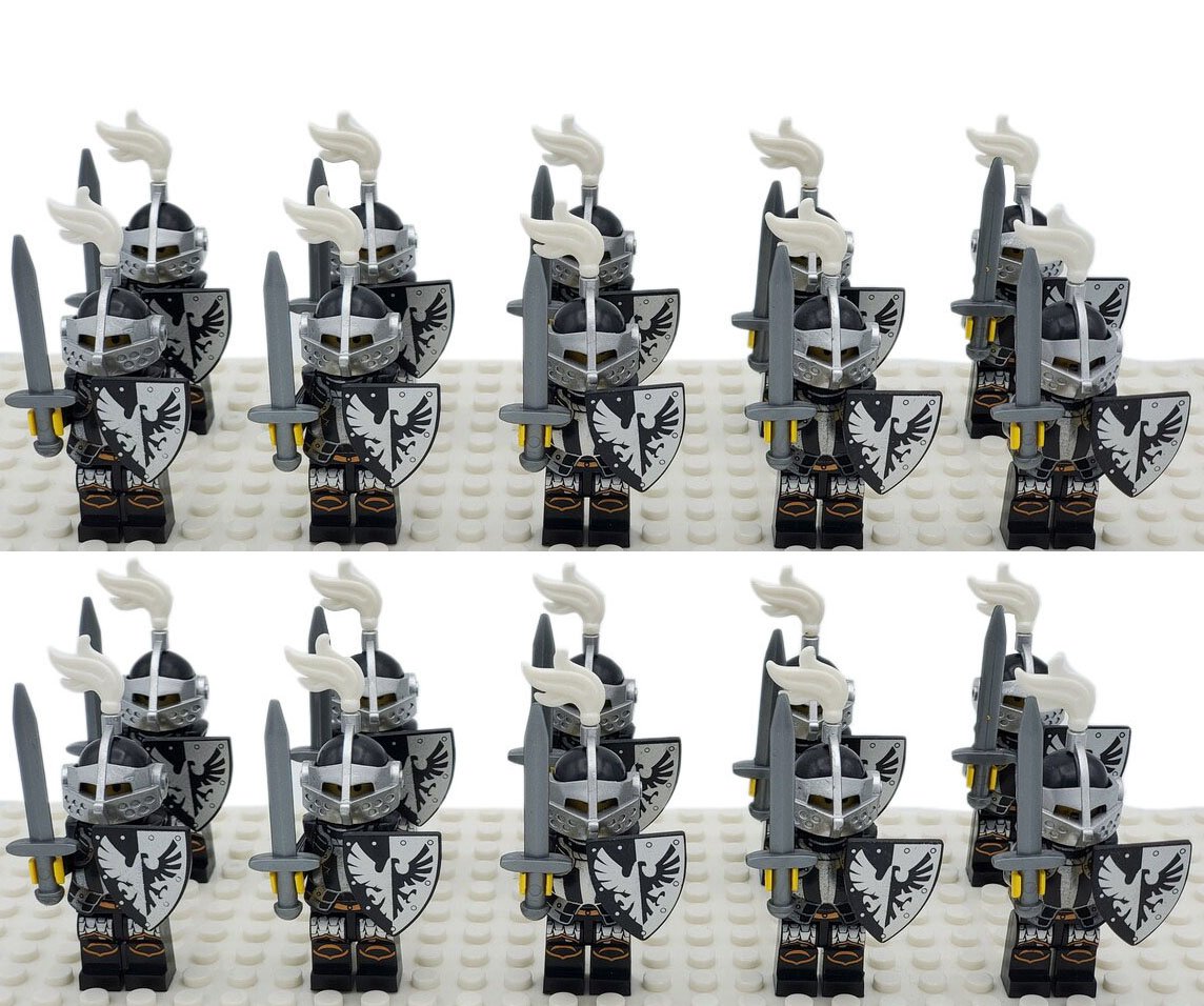 Black Eagle Knights 20pcs Minifigure Set B