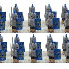 Roman Soldiers (Blue) 20pcs Minifigure Toys Set