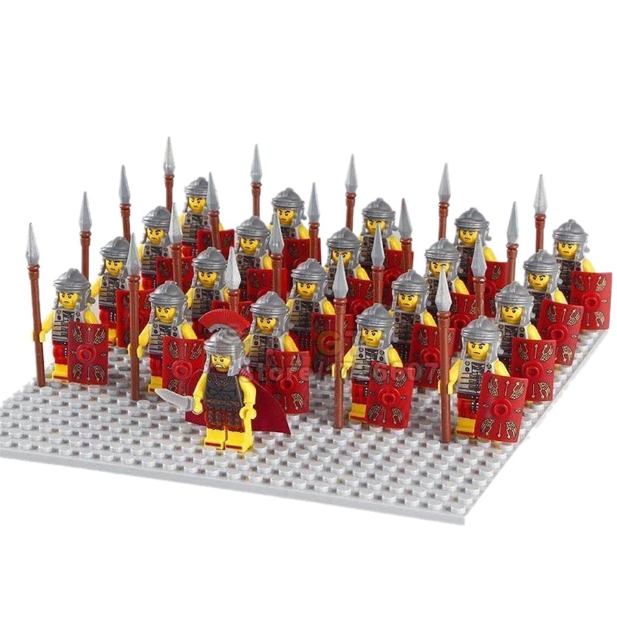 Ancient Greek Roman Centurion & Spartan Army - 21 Minifigure Toys
