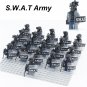 21pcs USA SWAT Teams Military Minifigure Toys Gift