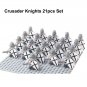 Set of 21 Medieval Knights Crusader Army Minifigure Toys