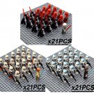 Set of 21 Star Wars Leia Rebel Soliders Army Minifigure Toys