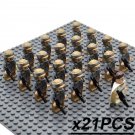 Set of 21 Star Wars Rebel Princess Leia Rebel Army Minifigure