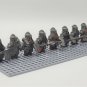 LOTR Dwarf Infantry Assortment 8 Minifigure Building Blocks Toys