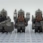 LOTR Dwarf Infantry Assortment 8 Minifigure Building Blocks Toys