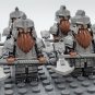 LOTR Dwarf Heavy Axe Infantry Army 10 Minifigure Lot