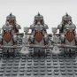 LOTR Dwarf Heavy Axe Infantry Army 10 Minifigure Lot