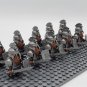 LOTR Dwarf Heavy Longswords Infantry Army 10 Minifigure Lot