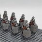 LOTR Dwarf Heavy Longswords Infantry Army 10 Minifigure Lot