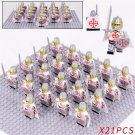 Medieval Castle Mounted Holy Sepulchre Knights Army 21 Minifigure Toys