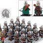 21pcs LOTR Rohan Royal Guards Light Archers Army Set Minifigure