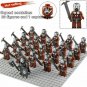 21pcs LOTR Uruk Hai Orc Heavy Pikes Infantry Army Set Minifigure