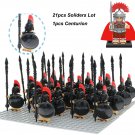 22pcs Ancient Greek Roman Spartacus Warriors Minifigure Toys