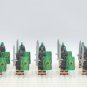 Medieval Roman Soldiers with Green Shields - 10 Minifigure Toys Gift