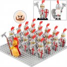 Medieval Kingdom Castle Templar Knights Custom 21 minifigure Lot