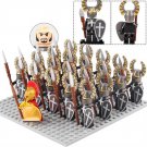 Medieval Kingdom Castle Hospitaller Knights Custom 21 minifigure Lot