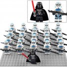 21pcs Star Wars Stormtrooper (Porcelain Pattern) Army Set Minifigure Toys