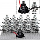 21pcs Star Wars Wolfpack Clone Trooper Army Minifigure Toys