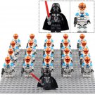 21pcs Star Wars 332nd Company Clone Trooper Army Minifigure Toys
