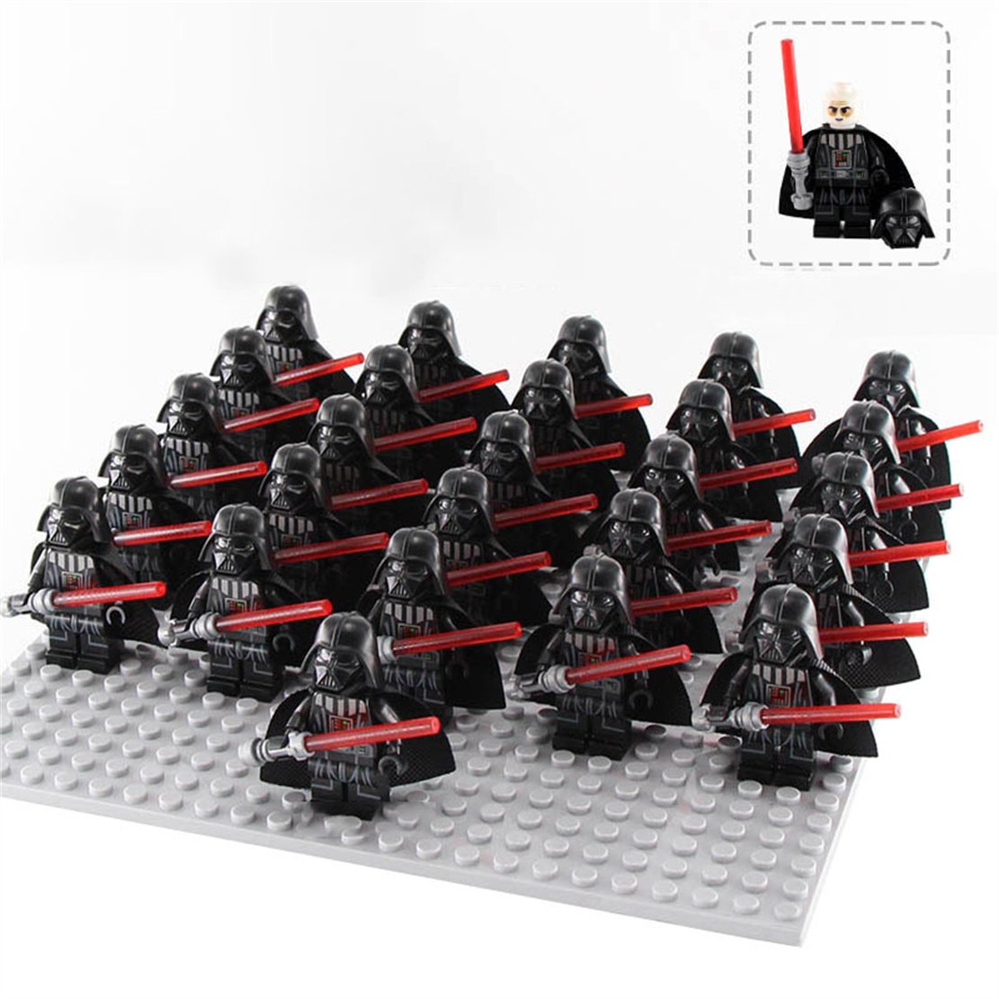 21pcs Star Wars Darth Vader Army Custom Minifigures Toys Gift